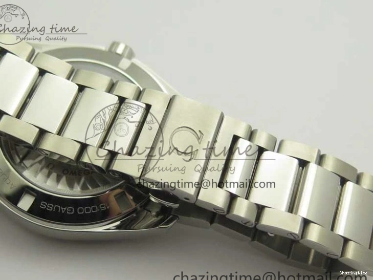 0418 Aqua Terra 150M SS VSF 1:1 Best Edition Blue Wave Textured Dial YG Hand on SS Bracelet A8500 Super Clone Sporty 8026